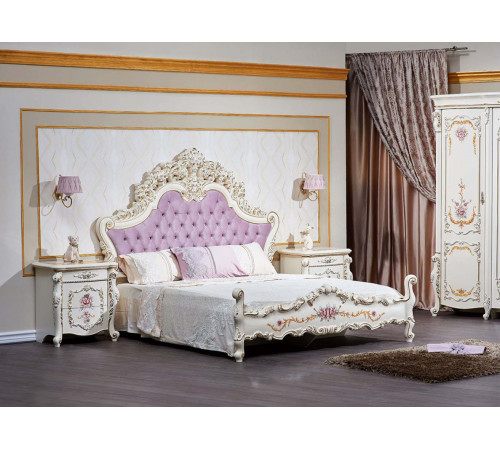 Кровать Венеция Классик (крем) 1800х2000