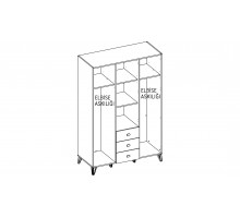 Трехдверный шкаф Менти (Menty) MENTY-21