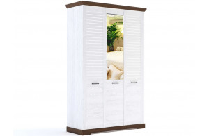 Трехстворчатый шкаф для одежды СК-7 (СА/ОРТ) Кантри с зеркалом