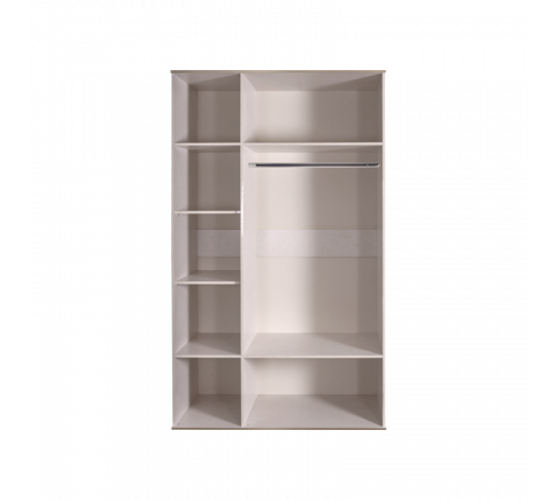 Трехстворчатый шкаф для одежды с зеркалом Богемия Фарфале (Bogemia Farfalle) БМШ1/3 (Fа)