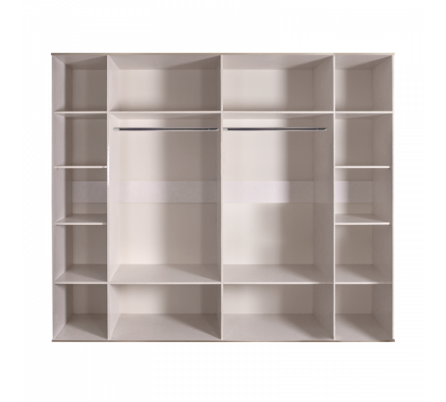 Шестистворчатый шкаф для одежды с зеркалами Богемия Фарфале (Bogemia Farfalle) БМШ1/6 (Fа)