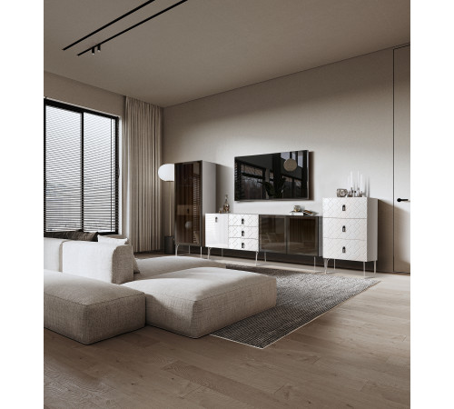 Комод для гостиной Богемия Фарфале (Bogemia Farfalle) БМКМ-5(Fa) [5][10]